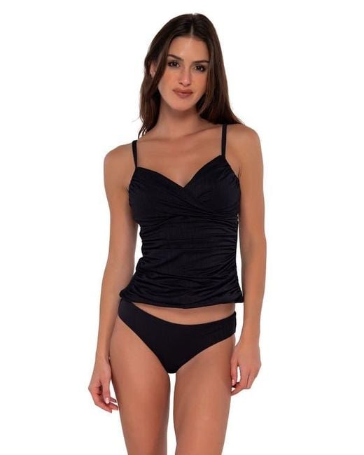 Sunsets Black Simone Tankini Swimsuit Top