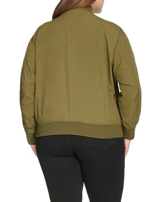 Levi's Green Relaxed Bomber Jacket