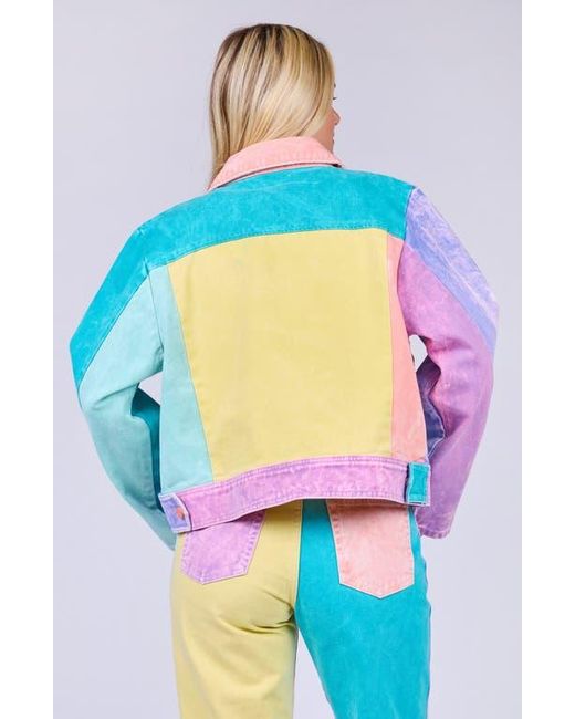 Mokuyobi Pink Denim Jacket