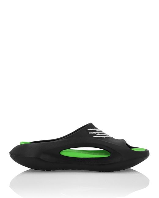 Philipp Plein Green Moon Slide