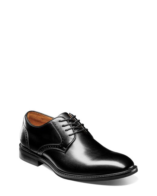 Stacy Adams Black Benson Plain Toe Derby for men