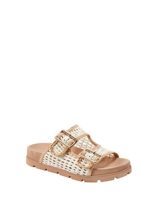 Marc Fisher White Mylan Two-Strap Sandal