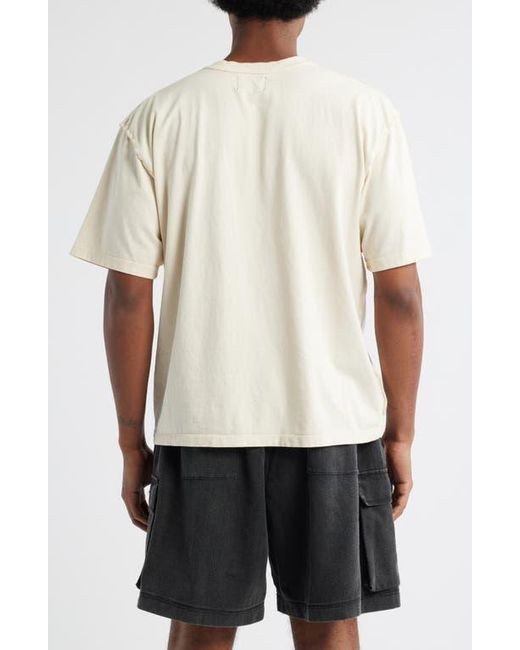 DIET STARTS MONDAY White Flame Spray Graphic T-Shirt for men