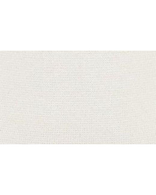 House Of Cb White Adelita Split Cowl Neck Sweater