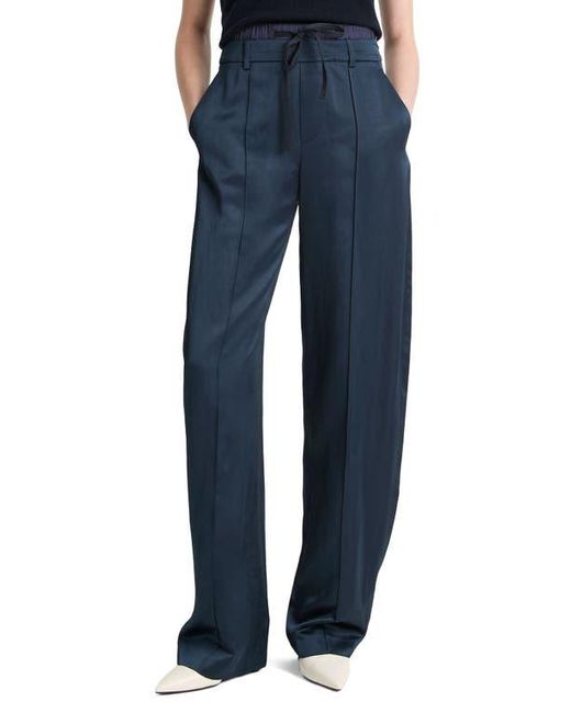 Vince Blue Double Waist Drawstring Pants