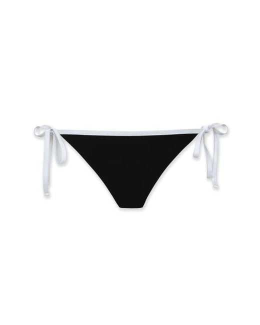 Helen Jon Black String Bottom With Binding