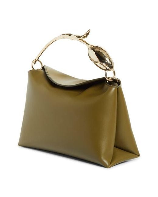 Erdem Green Medium Bloom Bag