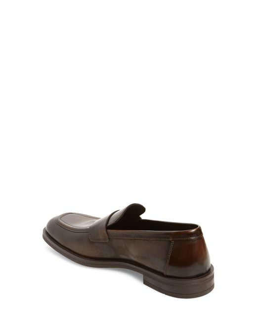 Stuart Weitzman Brown Club Classic Loafer for men