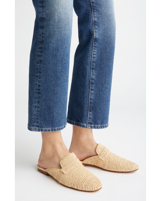 Carrie Forbes Natural Tapa Raffia Mule