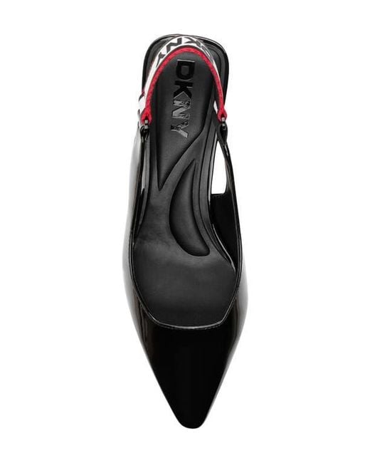 DKNY Black Nolene Slingback Pump