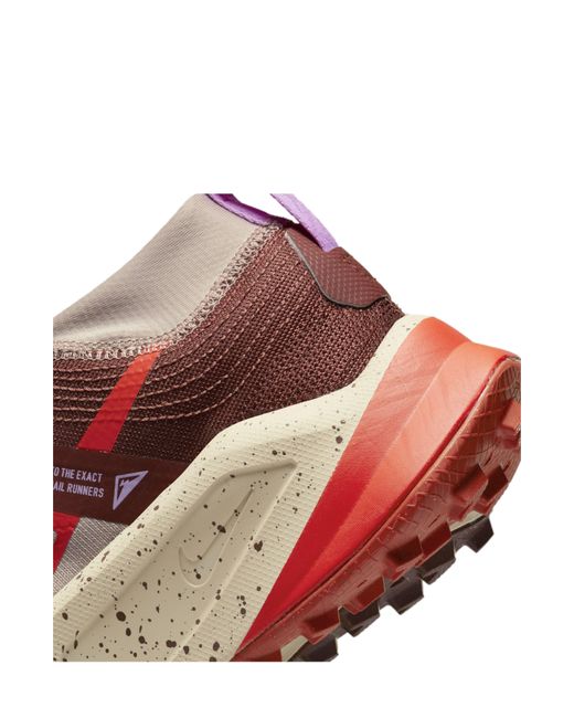 Nike Pink Zoomx Zegama Trail Running Shoe for men