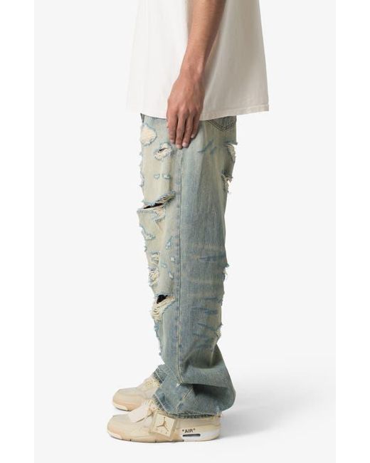 Ulti Ripped Jean MNML Ripped Ultra Baggy Jeans for Men | Lyst