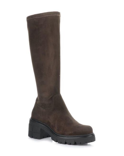 Bos. & Co. Brown Brenna Waterproof Platform Knee High Boot