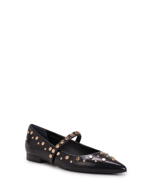 Jessica Simpson Black Kiann Pointed Toe Flat