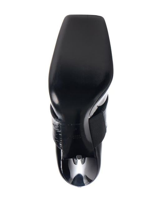 Givenchy Black Logo Square Toe Mary Jane Pump