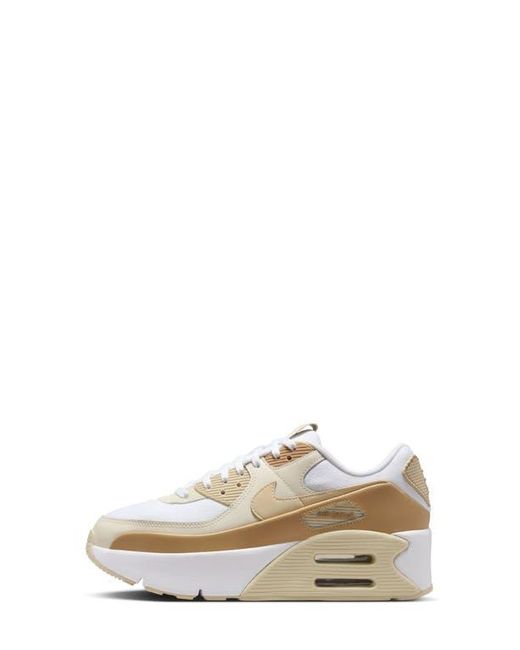 Nike White Air Max 90 Lv8 Platform Sneaker