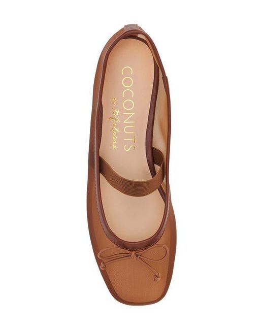 Matisse Brown Bronx Mesh Ballerina Flat