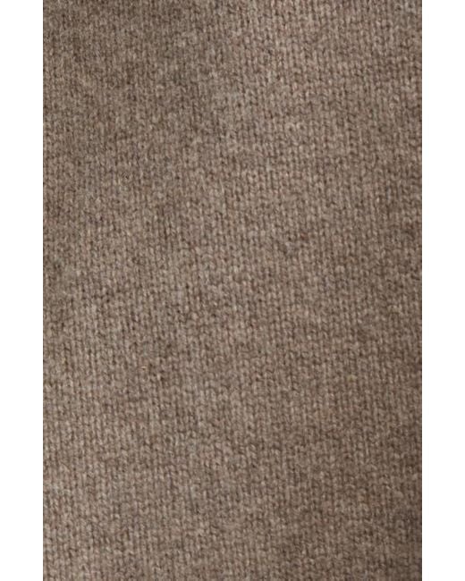 Loulou de Saison Brown Bruzzi Oversize Wool & Cashmere Sweater