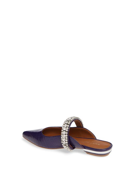 princely crystal embellished mule
