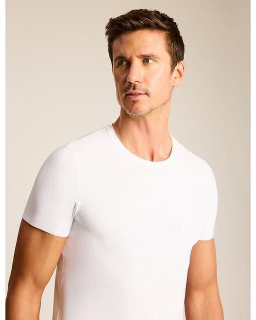 Commando White Classic Crewneck Undershirt for men