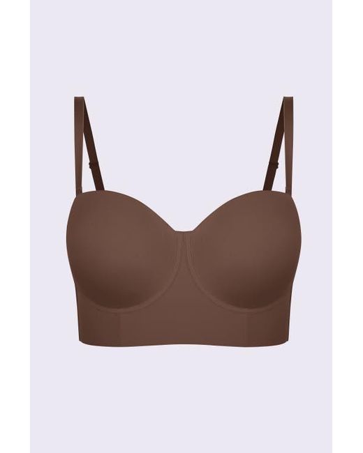 Shapellx Black Strapless Convertible Underwire Bra Full Coverage