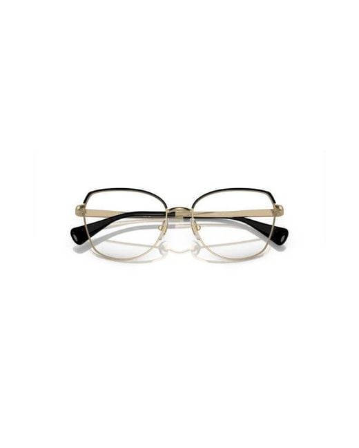 Ralph Metallic 55Mm Irregular Optical Glasses