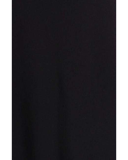 NIC+ZOE Black Crepe Midi Slip Skirt
