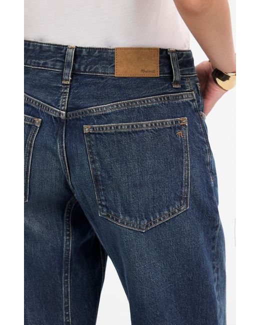 Madewell Blue The Darted Barrel Leg Jean