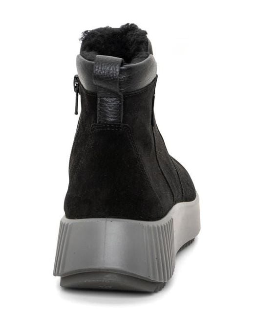 Ara Black Dahlia Waterproof Faux Fur Lined Sneaker