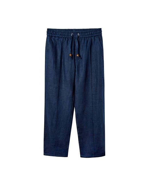 Tombolo Blue Easy-Going Pants