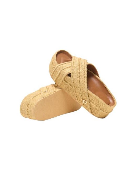 Maje Natural Platform Sandals