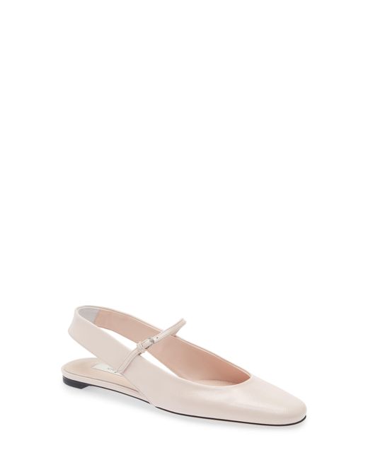 Totême Pink Slingback Mary Jane Flat