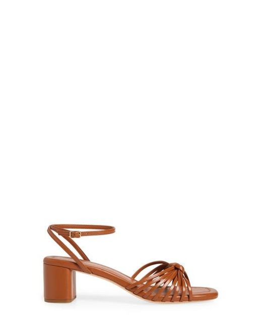Loeffler Randall Brown Olivia Ankle Strap Sandal