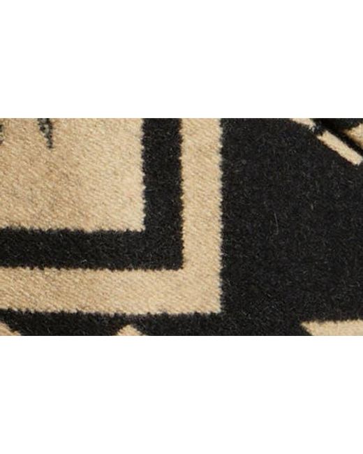 Pendleton Blue Timberline Virgin Wool Blend Blanket Coat