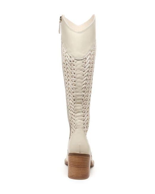 Kelsi Dagger Brooklyn White Echo Knee High Boot