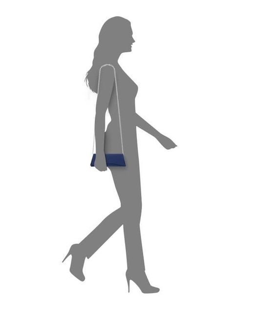 Nina Blue Zoey Clutch