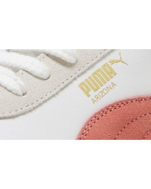 PUMA White Arizona Retro Sneaker