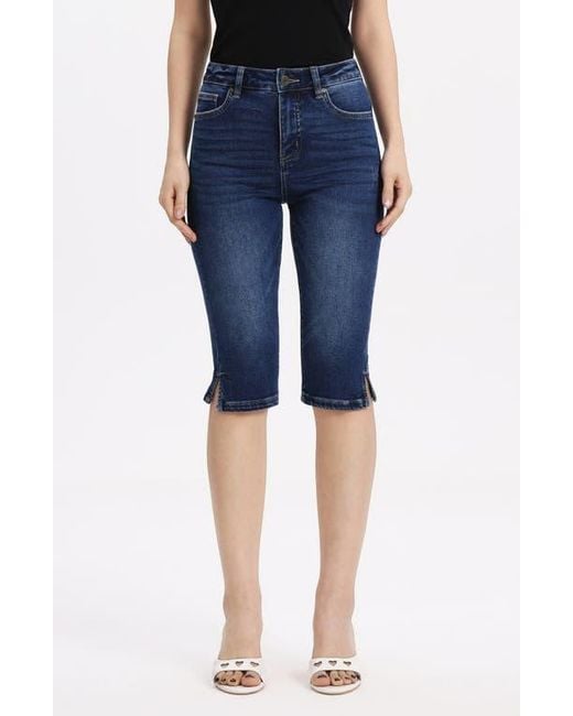 Bayeas Blue Capri Jeans