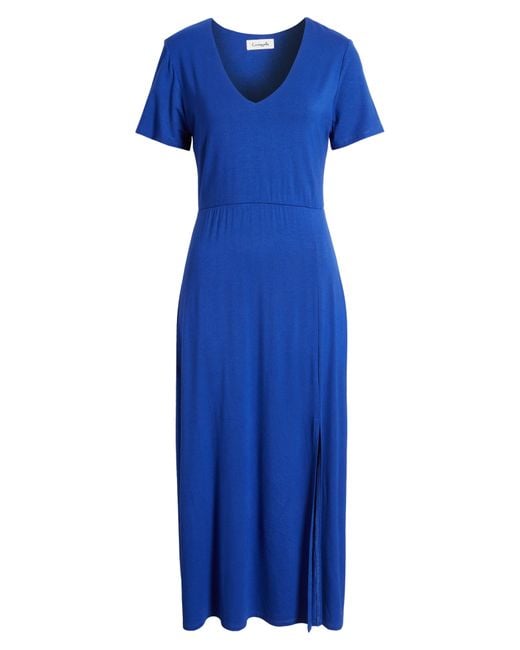 Loveappella Blue Midi Dress
