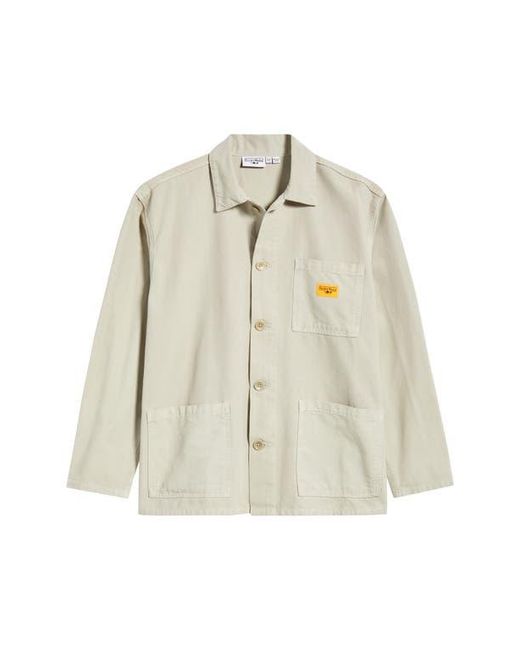 Service Works Natural Cotton Canvas Chore Coat for men