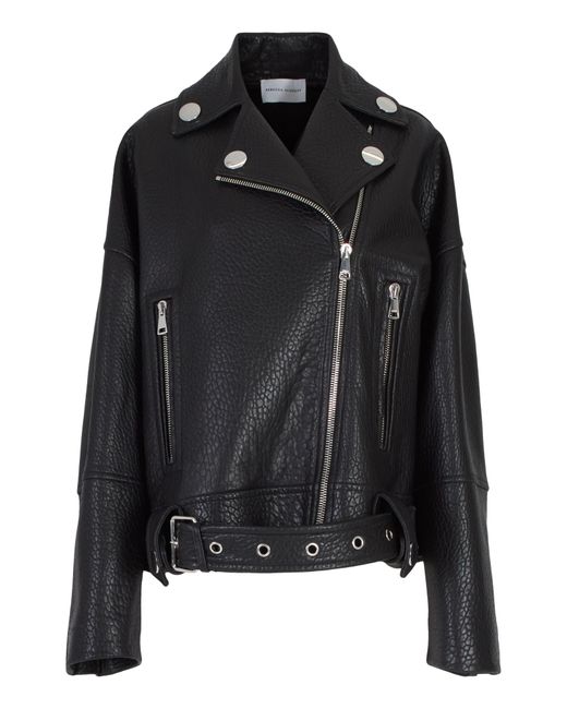 Rebecca Minkoff Black Stevie Leather Moto Jacket