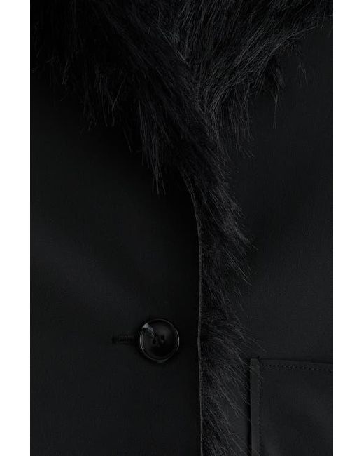 H&M Black Double-Faced Jacket