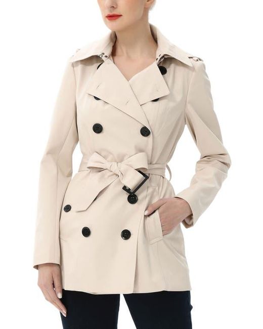 Kimi + Kai Natural Noa Short Trench Coat