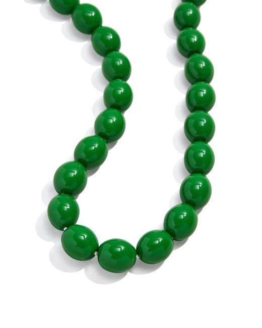 BaubleBar Green Rochelle Beaded Necklace