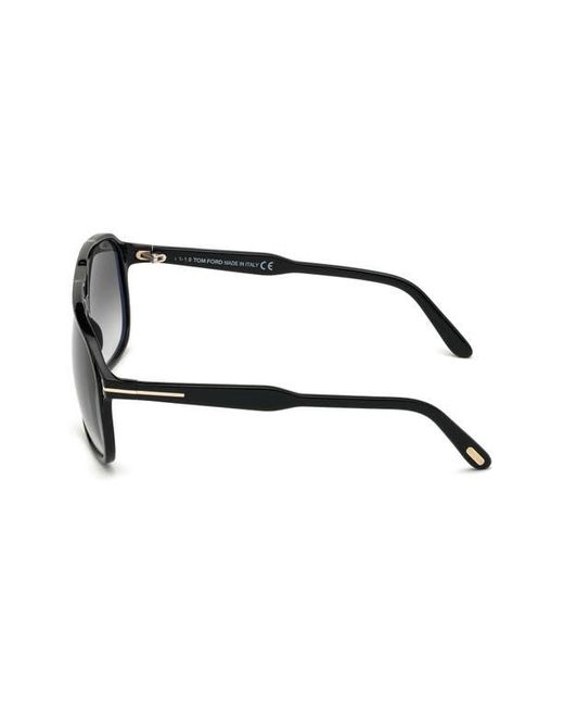 Tom Ford Black Raoul 62Mm Gradient Navigator Sunglasses for men