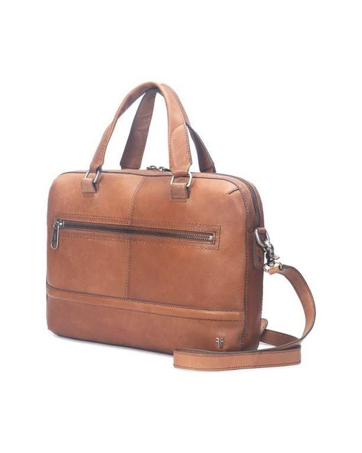 Frye Brown Nash Leather Briefcase