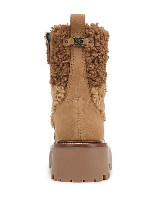Sam Edelman Brown Elliot Faux Shearling Boot