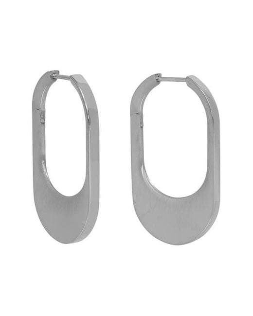 Dean Davidson White Crosby Huggie Hoop Earrings