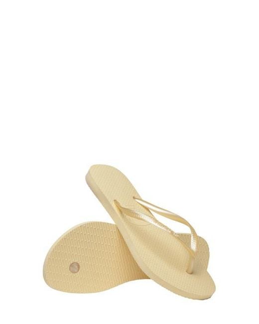 Havaianas Natural Slim Flip Flop