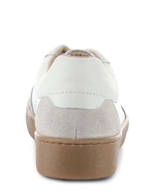 Bos. & Co. White Myra Platform Sneaker